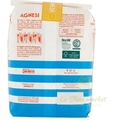AGNESI RIGATISSIME FUSILLONI TRIPLA RIGATURA 500GR