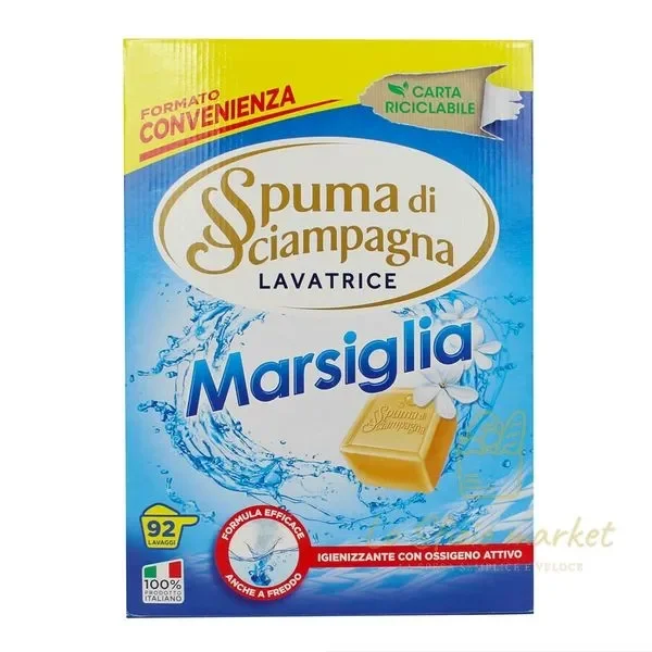 SPUMA DI SCIAMPAGNA MARSEILLE SOAP POWDER 92WASHES 4.425KG