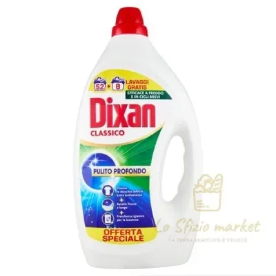 DIXAN DETERGENTE LIQUIDO CLASSICO 52+8LAV 2,7LT