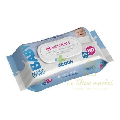 SETABLU WET WIPES AQUA 80PCS