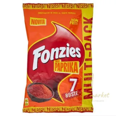 Saiwa Fonzies Multipack Paprika 7 Bags 165g