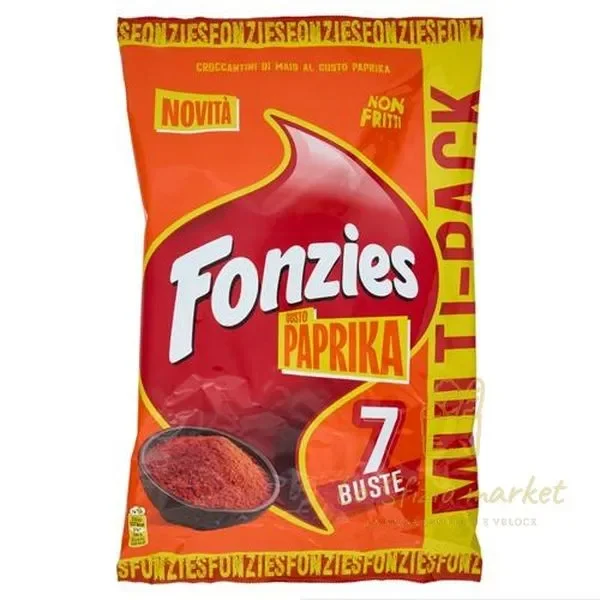 Saiwa Fonzies Multipack Paprika 7 Bags 165g