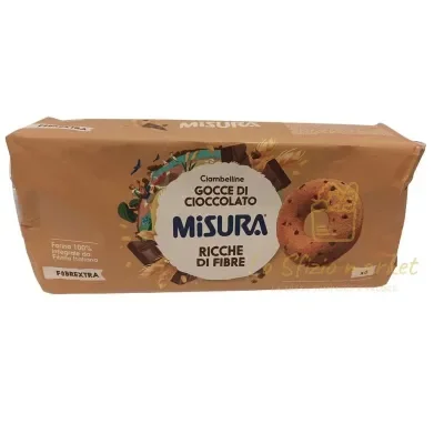 Misura Fibrextra Chocolate Chip Ring Biscuits 230g