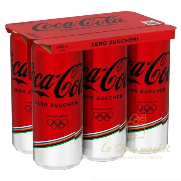 COCA COLA ZERO LATTINA 6X33CL