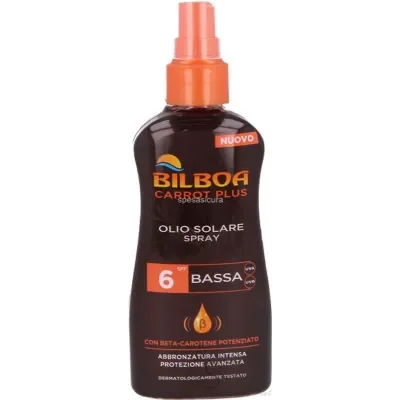 BILBOA CARROT PLUS SUN OIL SPRAY 6 LOW PROTECTION 200ML