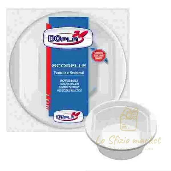 DOPLA PLASTIC REUSABLE BOWLS 630ML 20PCS