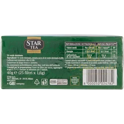 Star Green Tea 25 Tea Bags | Lo Sfizio market