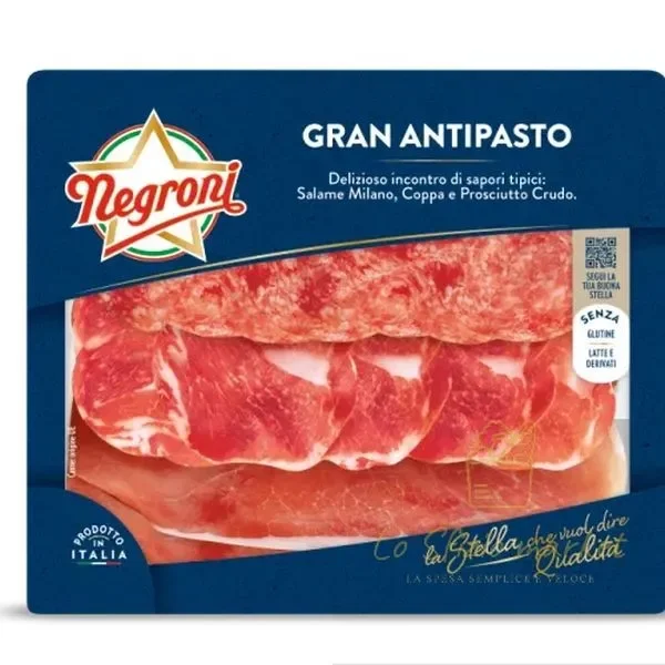 NEGRONI GRAN ANTIPASTO CRUDO+COPPA+MILANO 120GR