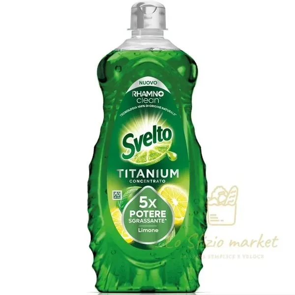 SVELTO DISHWASHING LIQUID TITANIUM LEMON 650ML