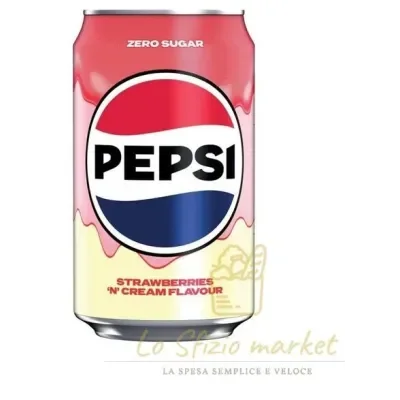 PEPSI STRAWBERRY N CREAM 33CL | Lo Sfizio market