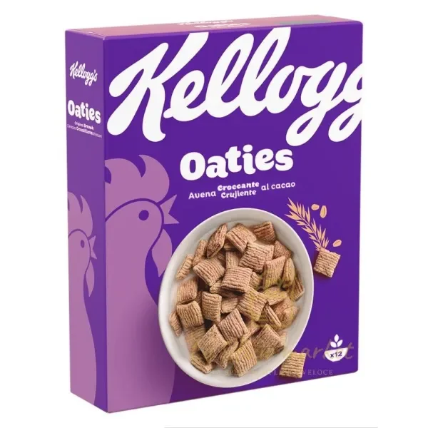 KELLOGGS OATIES CEREALI AVENA CIOCCOLATO 360GR
