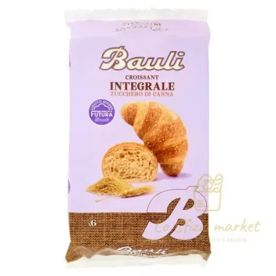 BAULI WHOLEWHEAT CROISSANTS WITH CANE SUGAR 6X37G | Lo Sfizio market