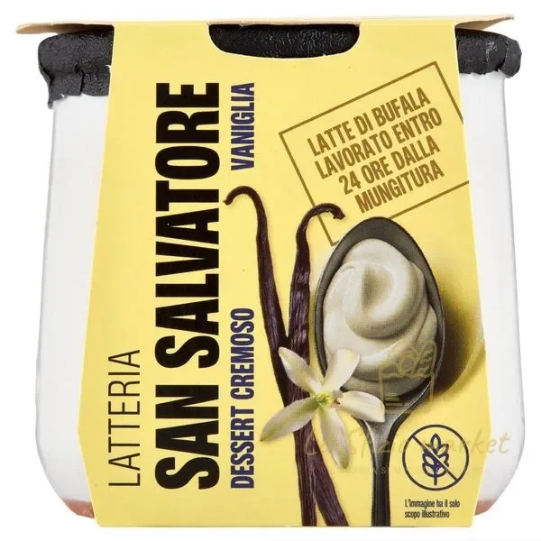 SAN SALVATORE BUFFALO MILK VANILLA DESSERT 120GR