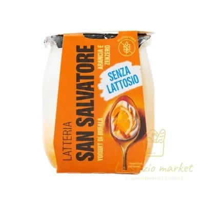 SAN SALVATORE ORANGE AND GINGER YOGURT 110G | Lo Sfizio market
